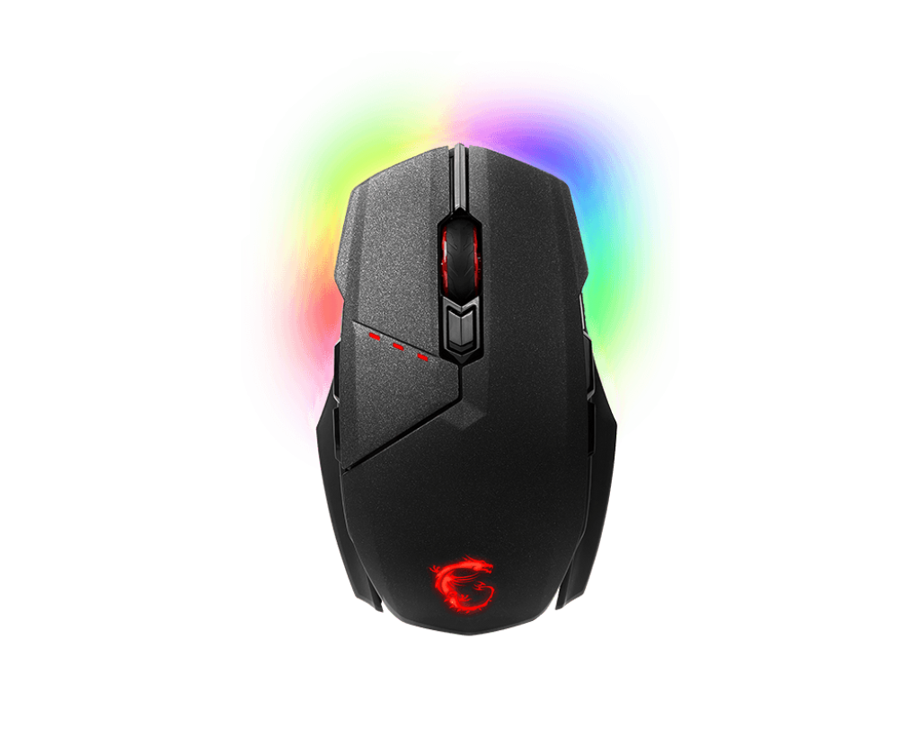 MSI Clutch GM70 Gaming Wired/Wireless USB RGB Adjustable DPI Programmable Gaming Grade Optical Mouse