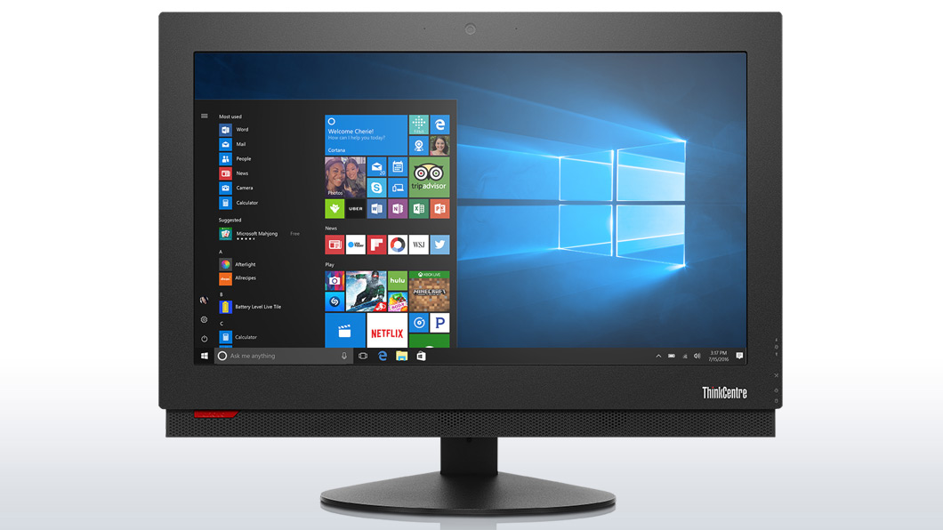 Lenovo ThinkCentre M700z All-in-One Desktop Core i3-6100T, RAM 4GB, HDD 500GB, Display 20