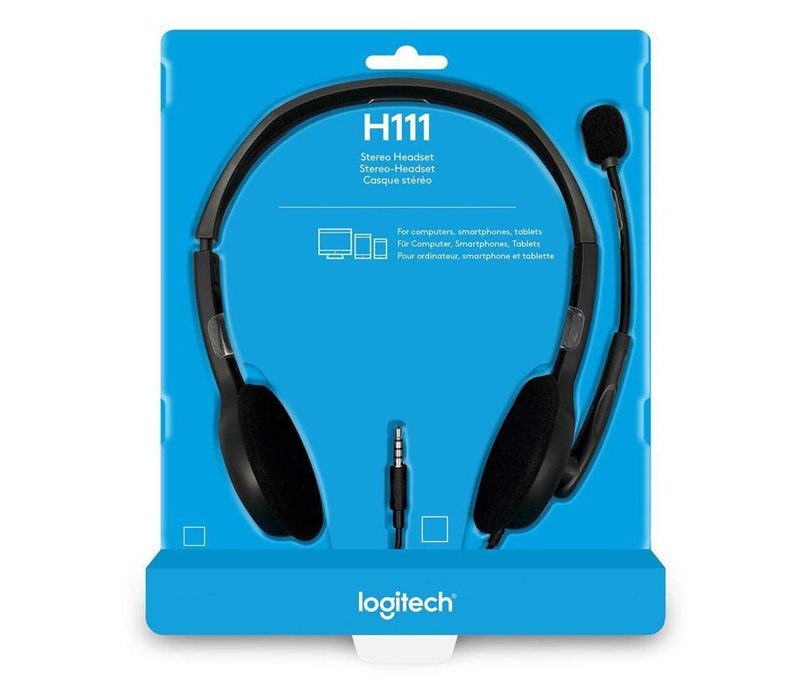 Logitech H111 Stereo Headset 3.5mm multi-device headset