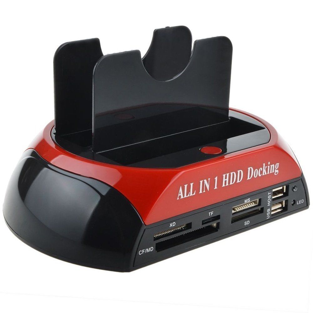 All-in-one Dual HDD Docking Station for 2.5