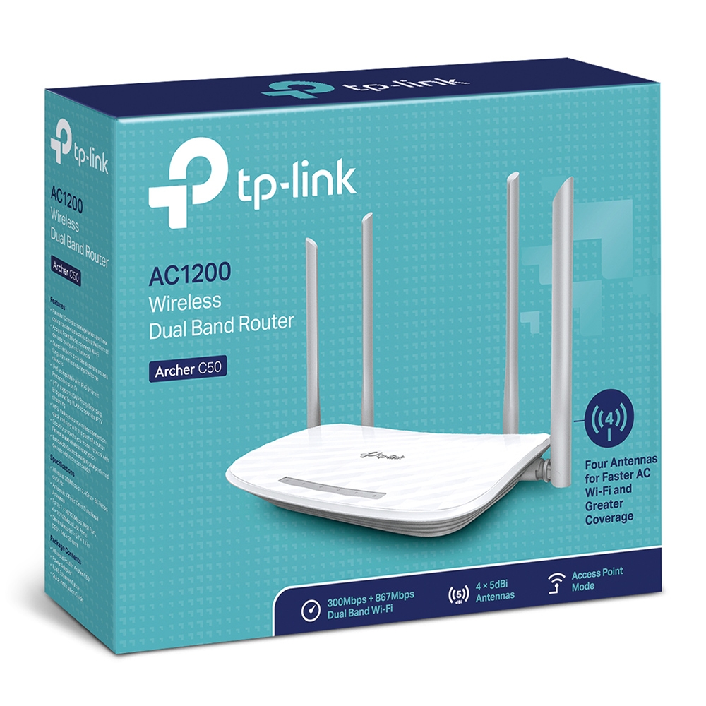Albany definitive målbar TP-Link Archer C50 AC1200 Dual Band Access Point / Wireless Router | Help  Tech Co. Ltd