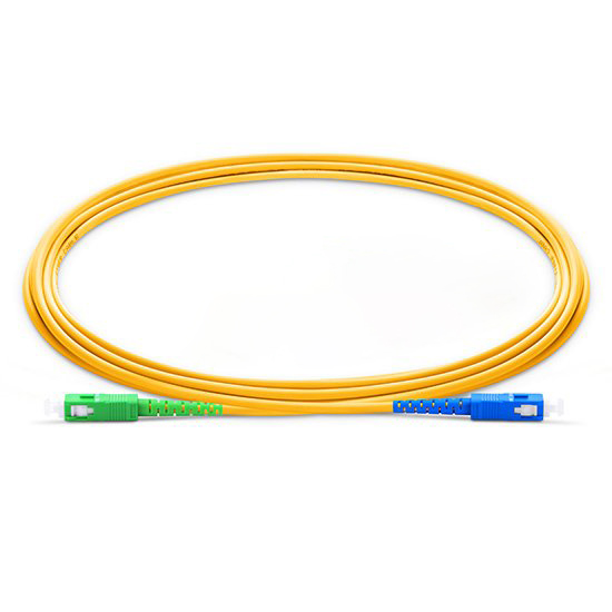 DAD 10M SC UPC - SC APC 9/125 OS2 Simplex Single-Mode Fiber optic patch cord