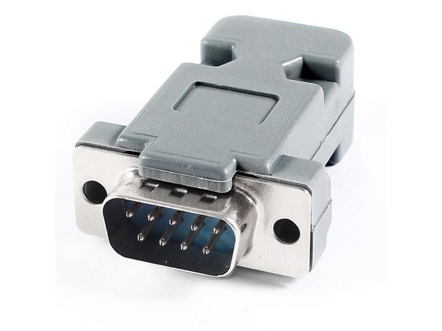 RS232 Serial Port DB9 9 Pin Male Plug PC Computer Cable Connector