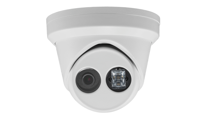 Hikvision (DS-2CD2343G0-IU) 4 MP WDR Fixed Turret Network Camera with Build-in Mic