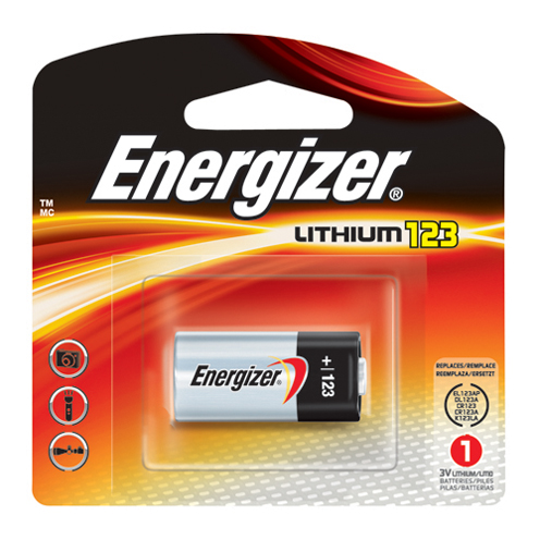 Energizer Lithium 123 Battery (3V, 1500mAh)
