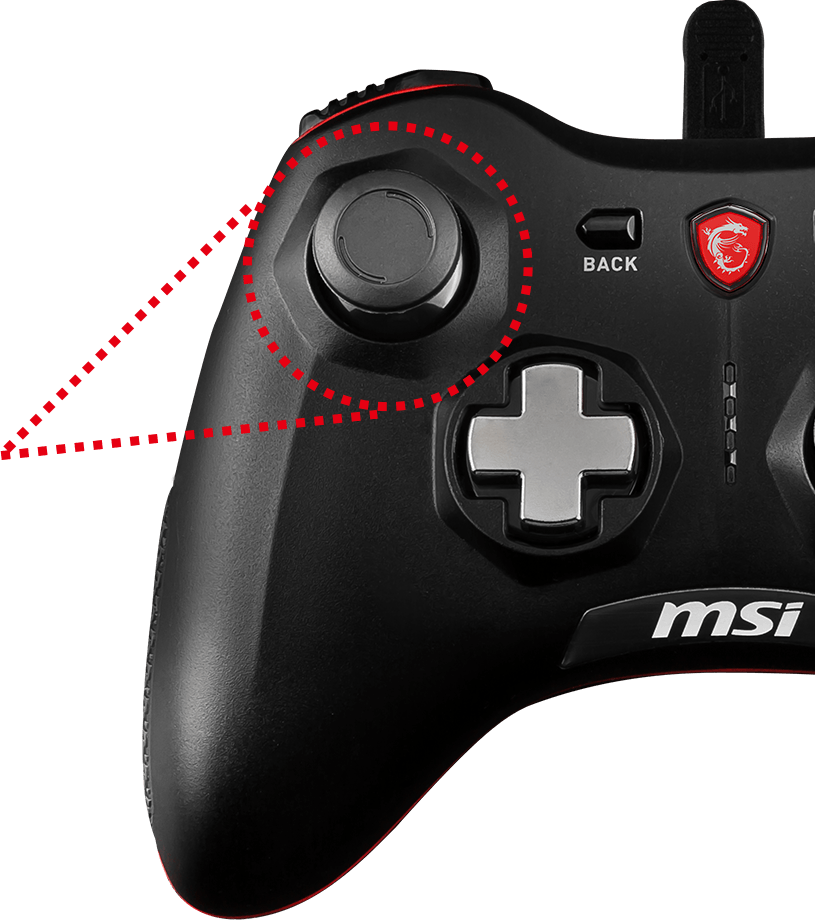 mooi zo steek eetbaar MSI Force GC20 – with cross Wired USB Controller for Windows PC and Android  Smart Phone | Help Tech Co. Ltd