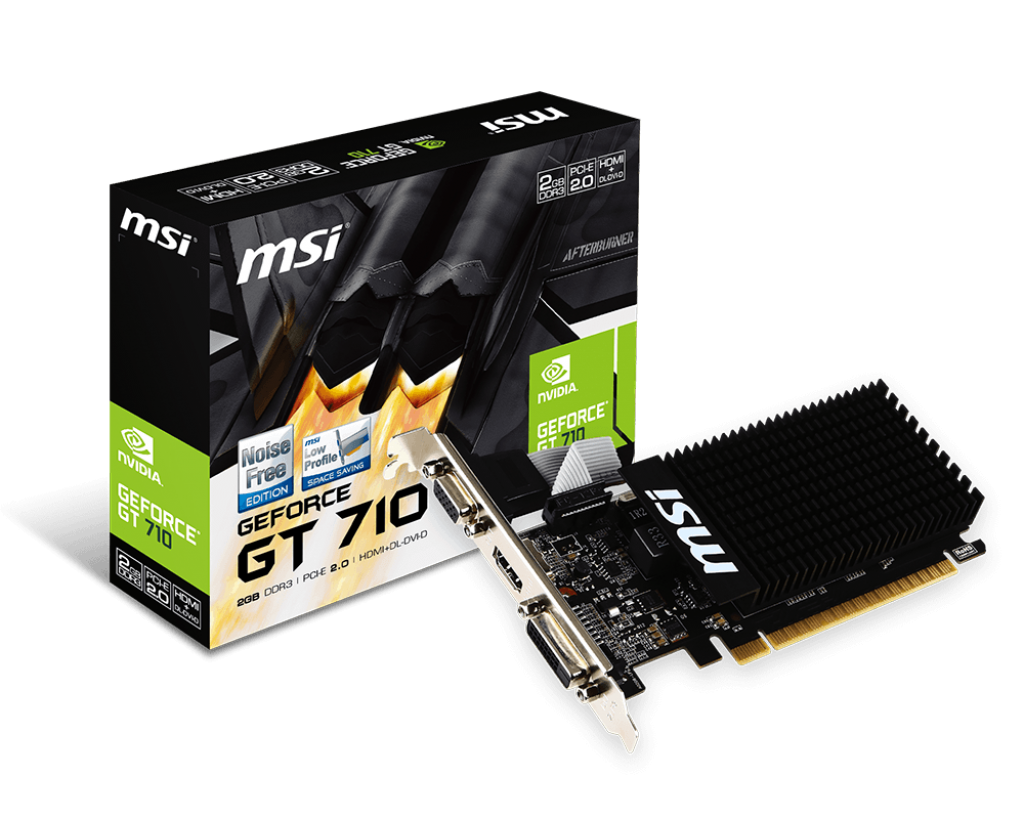 MSI Graphics card GT 710 2GD3H LP