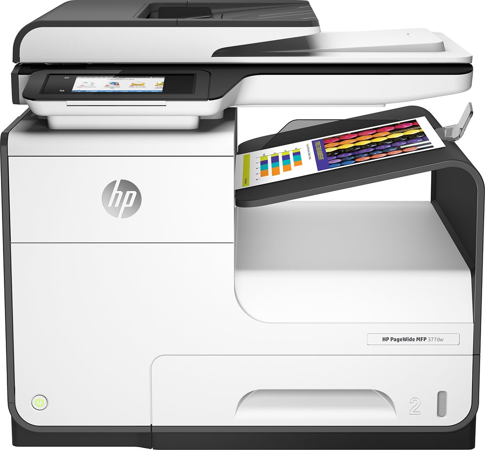 HP PageWide 377dw Color Multifunction Business Printer with Wireless & Duplex Printing (J9V80A#B1H)