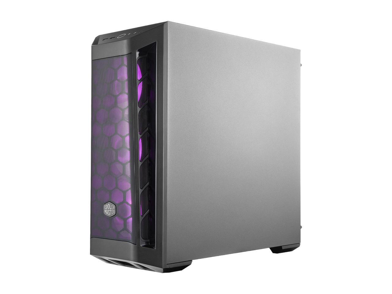 Cooler Master MCB-B511D-KGNN-RGB MasterBox MB511 RGB Systems Built for high Demand Gaming can Breathe Easy Through The mesh Front Panel