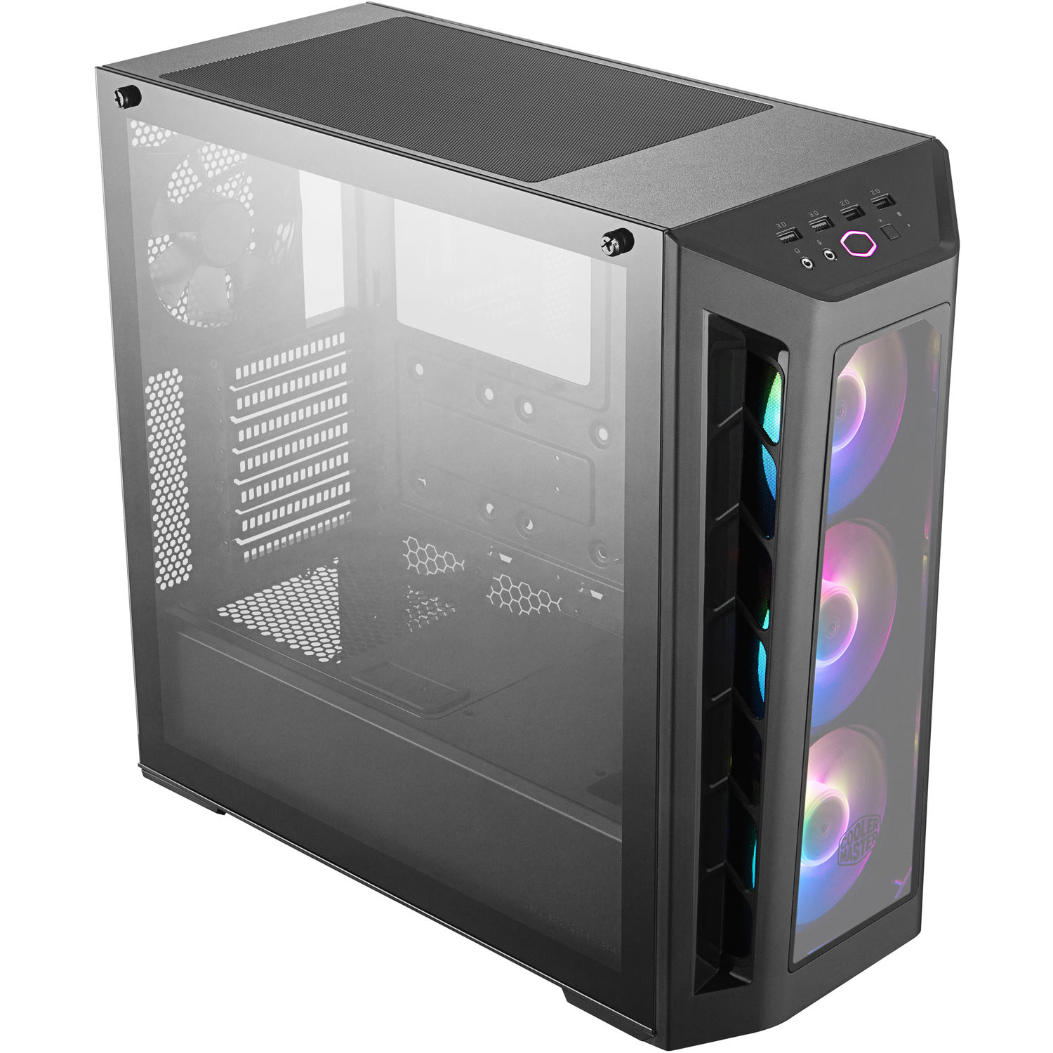 Cooler Master MCB-B530P-KHNN-S01 MasterBox MB530P Comes with ARGB and 3 Glass Panels