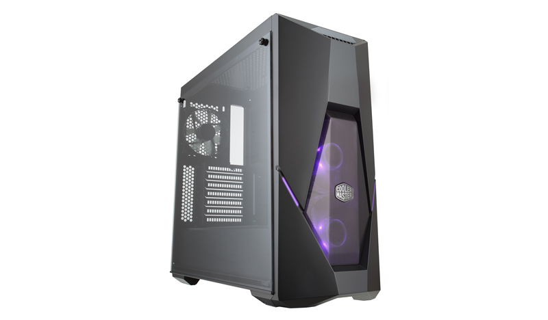 Cooler Master MCB-K500D-KGNN-S00 MasterBox K500 ATX Case with Pre-Installed RGB Fans Front RGB Strips and Tempered Glass Panel