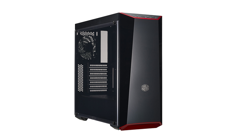 Cooler Master MCW-L5S3-KANN-01 MasterBox Lite 5 ATX Mid-Tower Case with Dark Mirror Front Panel, Acrylic side panel, Customizable trim colors