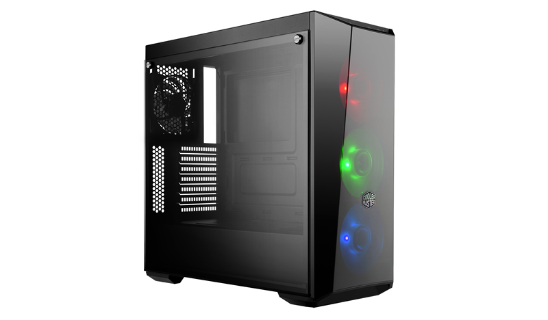 Cooler Master MasterBox Lite 5 RGB ATX Mid-Tower with 3 RGB Fans Tempered Glass Side Panel & External Cases