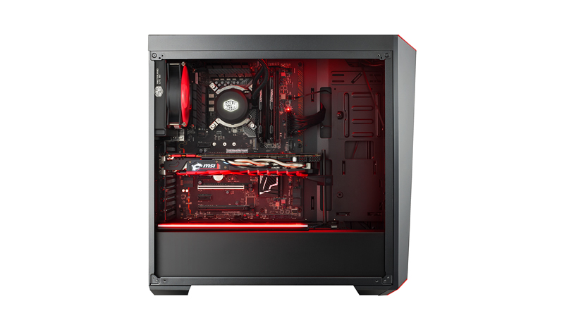 Amplifier Defeated plan Cooler Master MasterBox Lite 5 RGB ATX Mid-Tower with 3 RGB Fans Tempered  Glass Side Panel &amp; External Cases | Help Tech Co. Ltd