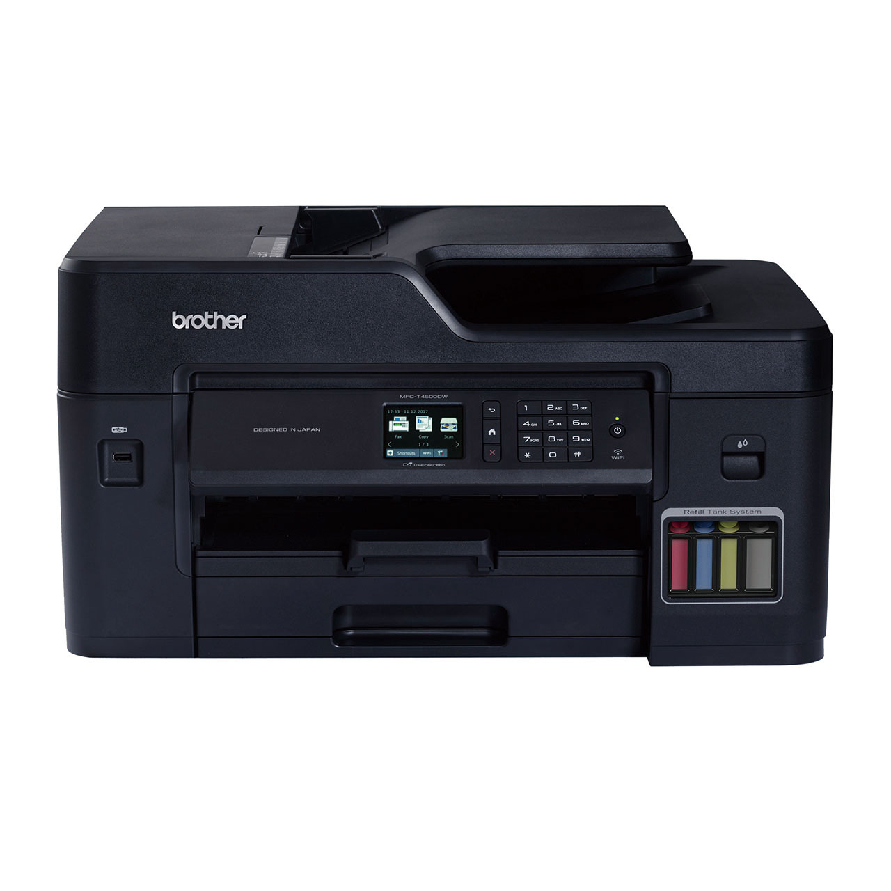Brother MFC-T4500DW All-in-One Inktank Refill System Printer with Wi-Fi and Auto Duplex Printing