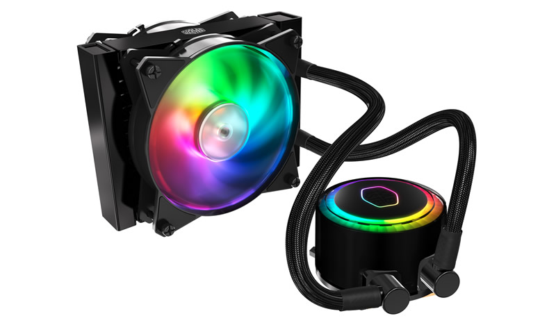 Cooler Master MasterLiquid ML120R Addressable RGB All-in-one CPU Liquid Cooler Dual Chamber Intel/AMD Support Cooling (MLX-D12M-A20PC-R1)