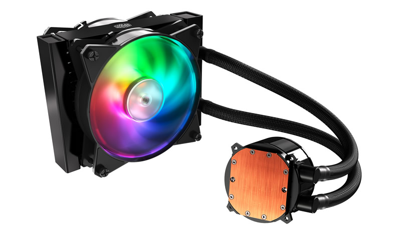 Cooler Master MasterLiquid ML120R Addressable RGB All-in-one CPU Liquid Cooler Dual Chamber Intel/AMD Support Cooling (MLX-D12M-A20PC-R1)