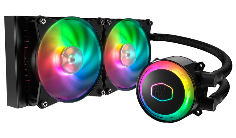 Cooler Master MasterLiquid ML240R Addressable RGB All-in-one CPU Liquid Cooler Dual Chamber Intel/AMD Support Cooling (MLX-D24M-A20PC-R1)
