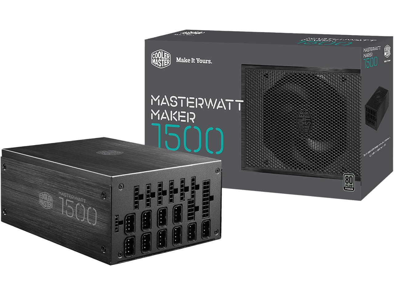 Cooler Master MasterWatt Maker 1500 Digital Power with Pinpoint Control via Smartphone App (MPZ-F001-AFBAT)