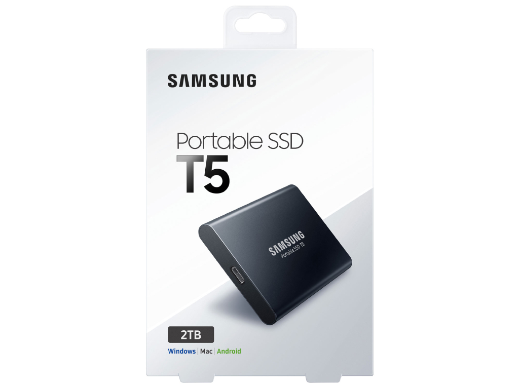 Samsung T5 2TB USB External Solid State Drive (MU-PA2T0B/AM)