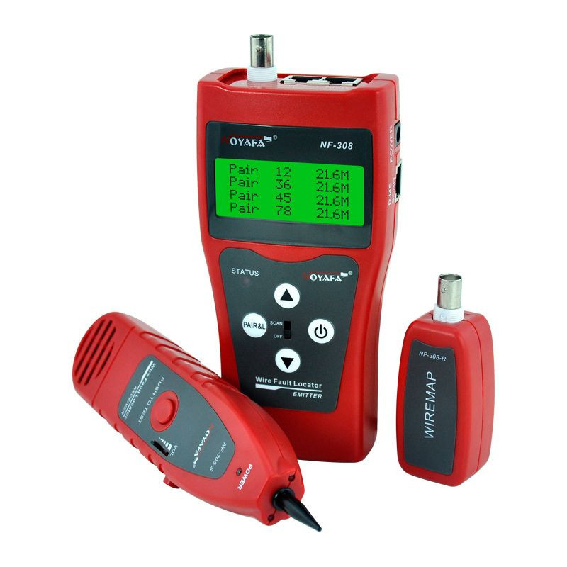 Noyafa NF-308 Network Telephone Audio Cable Length Tester Remote Identifier