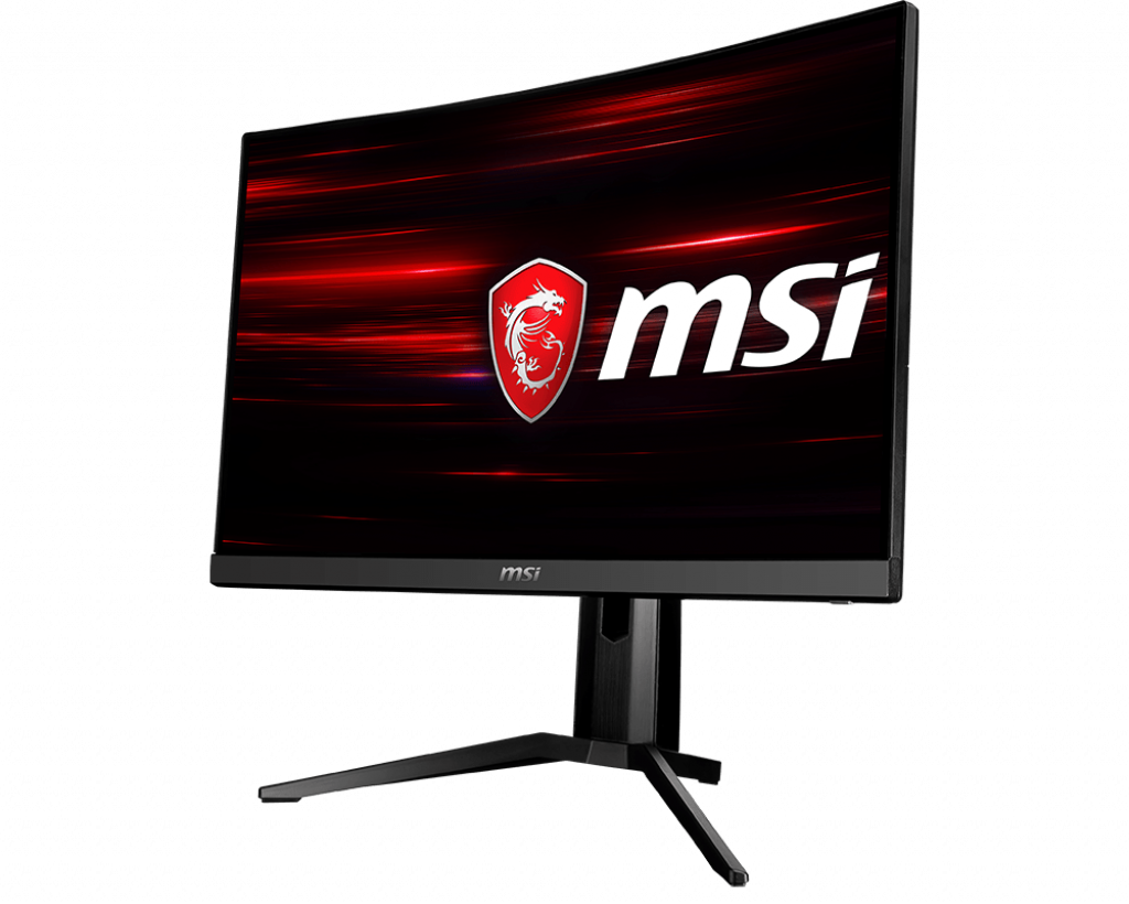 MSI Optix MAG241CR Curved Gaming Monitor 23.6 Inch, Full HD, VA, 144 Hz, 1ms, 1920 x 1080, 1500R, RGB Mystic Light, DisplayPort, 2x HDMI, 2x USB, Adjustable Stand, AMD FreeSync
