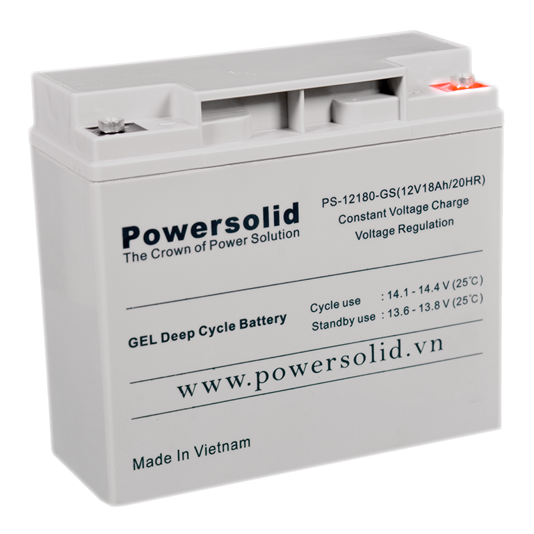 Power Solid PS-12180-GS GEL Deep Cycle Battery 12V 18Ah