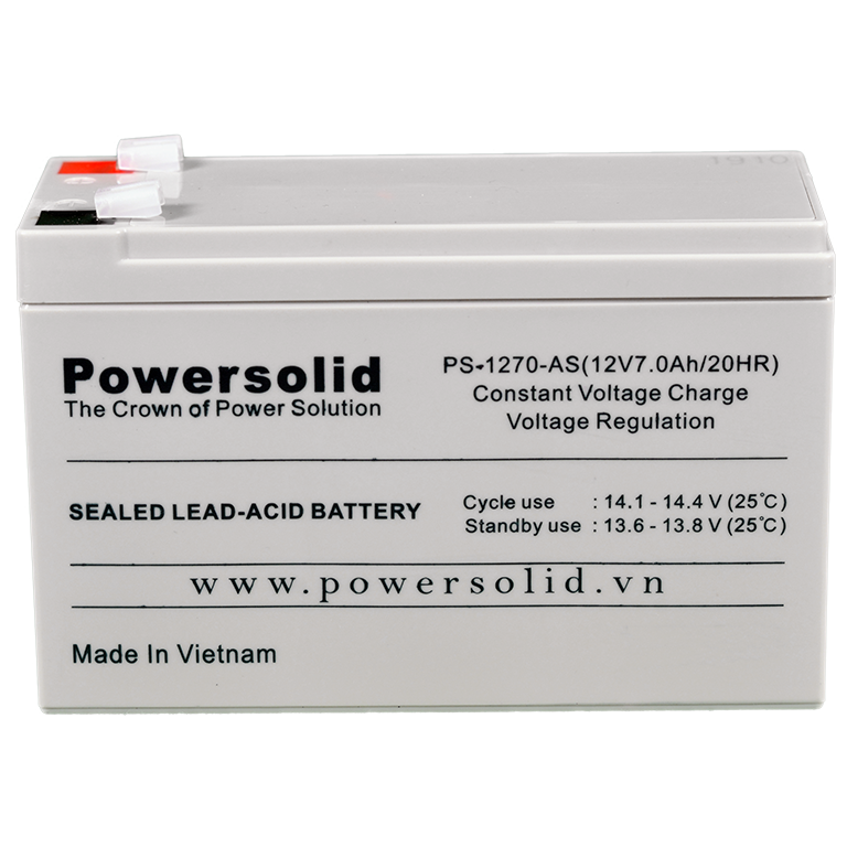 Power Solid PS-1270-AS VRLA AGM Battery 12V 7.0Ah