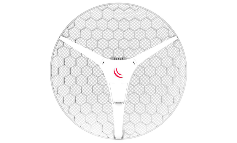 MikroTik LHG XL HP5 Dual Chain Extra Large High Power 27dBi 5GHz CPE Point-to-Point Integrated Antenna