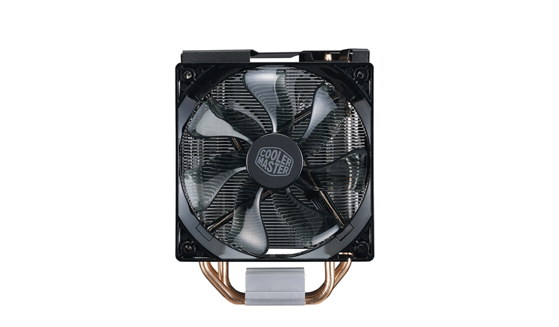 Cooler Master Hyper 212 LED Turbo Black Cover CPU Air Cooler '4 Heatpipes, 2x 120mm PWM Fans, Red LED
