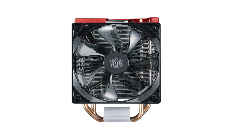 Cooler Master Hyper 212 LED Turbo Red Cover CPU Air Cooler '4 Heatpipes, 2x 120mm PWM Fans, Red LED