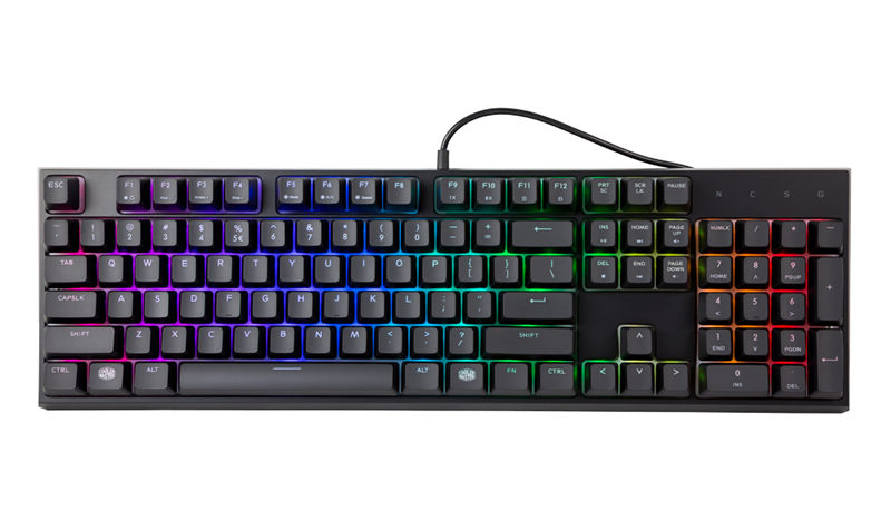 Cooler Master MasterSet MS120 Gaming Keyboard & Mouse Combo, Floating,  Clicky Full RGB LED Backlit, On the Fly