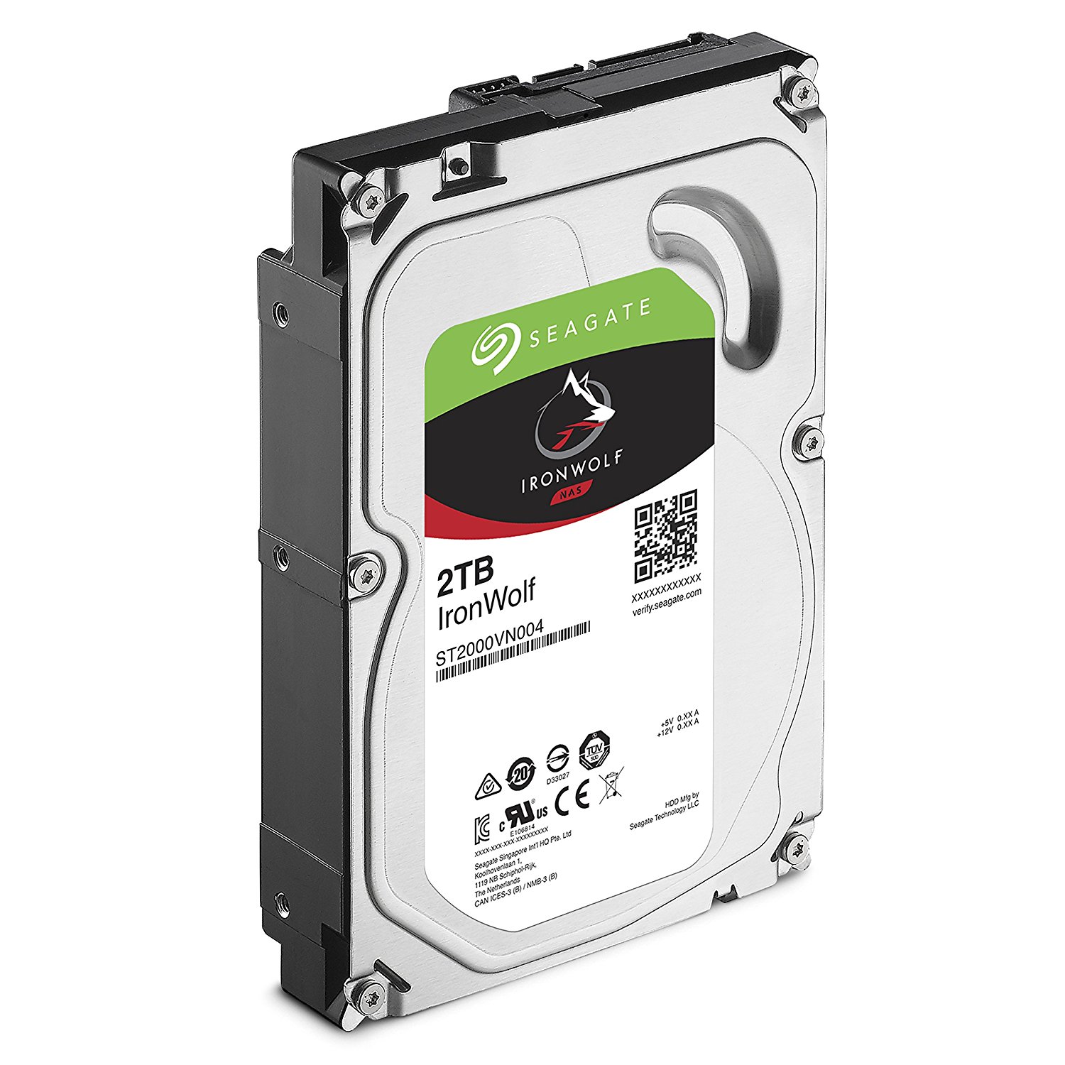 New Seagate Ironwolf NAS HDD 2TB 64MB Cache 3.5" Internal Hard Drive ST2000VN004 