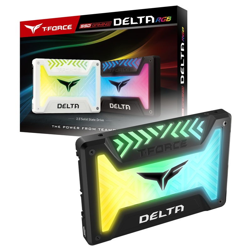 Frustration submarine boy TEAMGROUP T-Force Delta RGB 250GB 2.5&quot; SATA III 3D NAND Internal Solid  State Drive (SSD) - Black | Help Tech Co. Ltd
