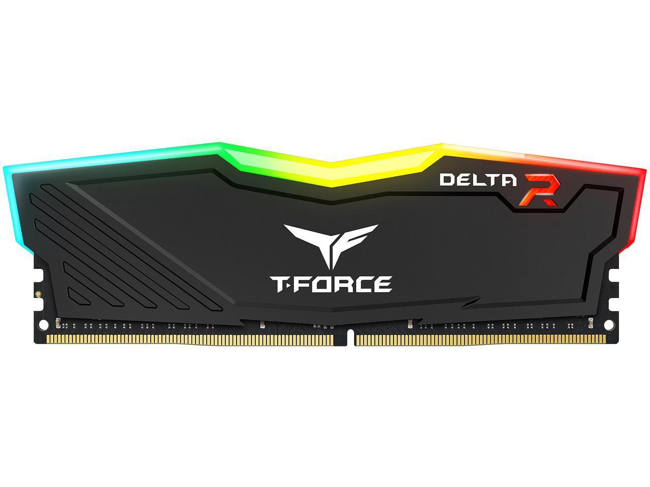 TeamGroup T-Force Delta II RGB Series 32GB (2 x 16 GB) DDR4 SDRAM DDR4 3000 Desktop Memory Model TF3D432G3000HC16CDC01
