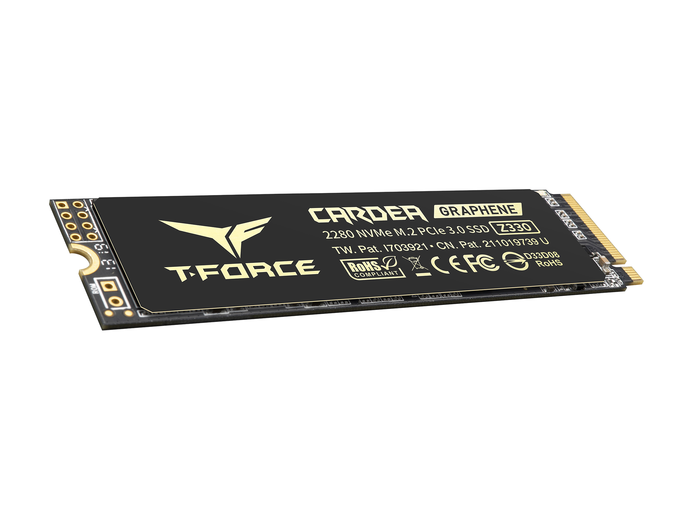 Team Group T-FORCE CARDEA ZERO Z330 M.2 2280 2TB PCIe Gen3 x4 with 