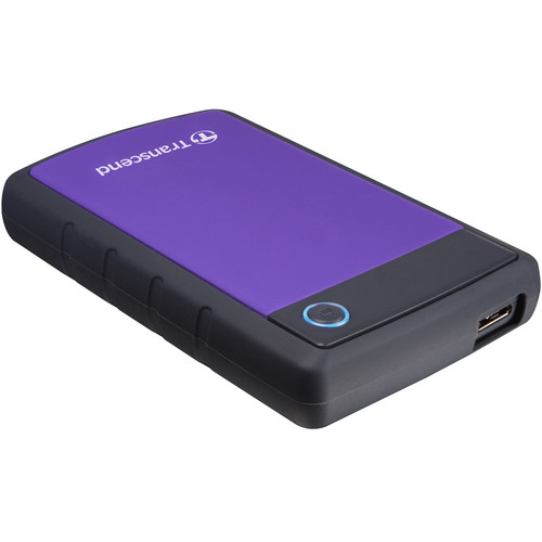 Transcend 4TB StoreJet 25H3 USB 3.1 Portable Hard Drive w/ Shock Protection 