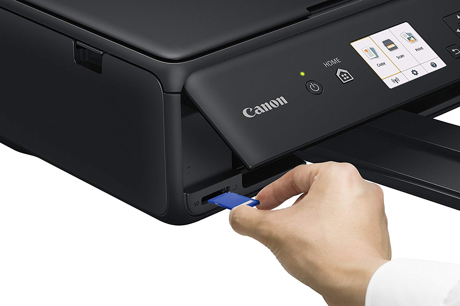 Black Canon PIXMA TS5050 All-In-One Inkjet Printer Canon Printer + XL Compatible Ink Bundle