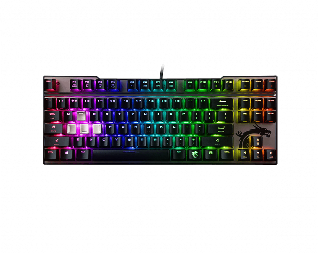 MSI Vigor Cherry MX RGB Dedicated Hotkeys Mechanical Gaming Keyboard (VIGOR GK70 CR US)